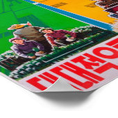 North Korean Propaganda Poster - Corny Tractor (Coin)