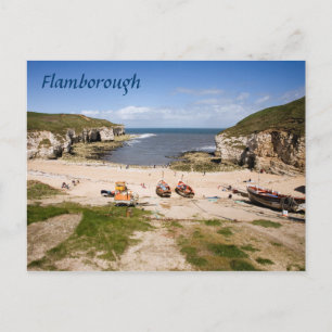 North Landing op Flamborough souvenir foto Briefkaart