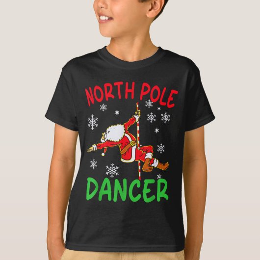 North Le Dancer Funny Santa Joke  T-shirt (Voorkant)