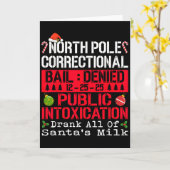 North Le Public Intoxication Drank All Of Santa's Kaart (Gele Bloem)