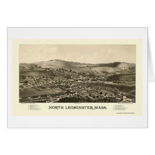 North Leominster, MA Panoramic Map - 1887