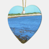 North Light Block Island Keramisch Ornament (Links)