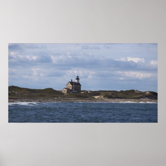 North Light Lighthouse Block Island Poster (Devant)