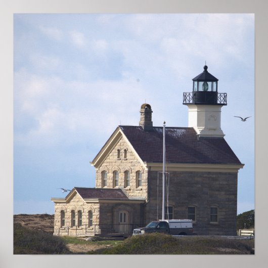 North Light Lighthouse Rhode Island Poster (Devant)
