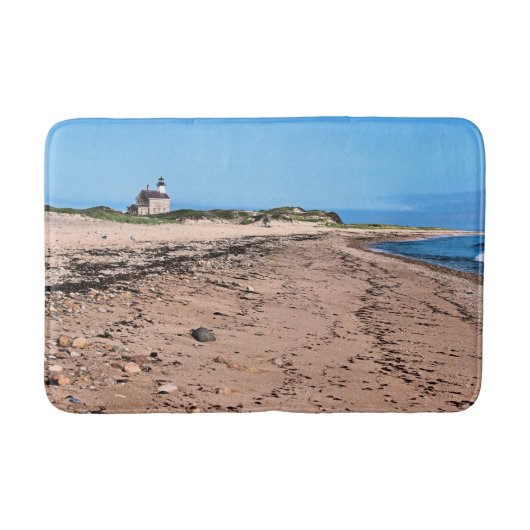 North Lighthouse, Block Island RI Bath Mat (Voorkant)