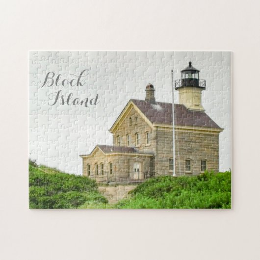 North Lighthouse Block Island, RI Lighthouses Legpuzzel (Horizontaal)