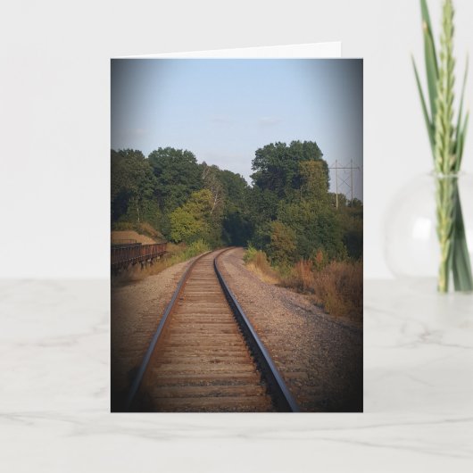 "North Loop Railroad Trails" Carte Get Well (Devant)