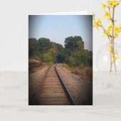 "North Loop Railroad Trails" Carte Get Well (Fleur jaune)