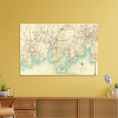 North New York City 3 Canvas Afdruk (Insitu (Woonkamer))