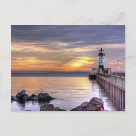 North Pier Morning Briefkaart (Voorkant)