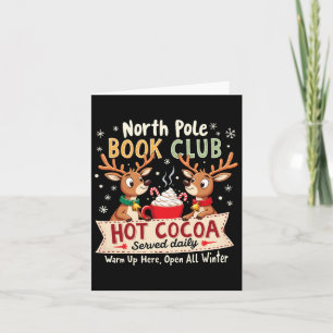 North Pole Book Club Hot Cocoa geserveerd dagelijk Kaart