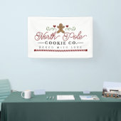 North Pole cookie Company kerst Spandoek (Beurs)