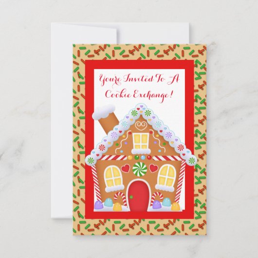 North Pole Cookie Exchange invitation de la partie (Devant)