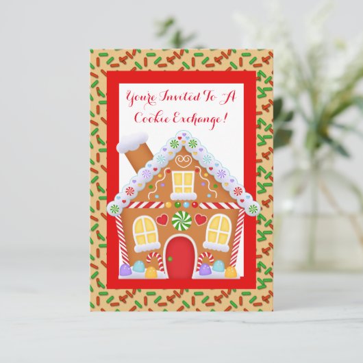 North Pole Cookie Exchange invitation de la partie (Debout devant)