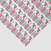 North Pole Express Delivery Personalized Elf Tissuepapier (Detail)