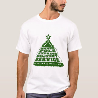 "North Pole Express Delivery Service" Festieve Chr T-shirt