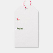 North Pole Express Mail Label Cadeaulabel (Achterkant)