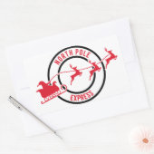 North Pole Express Mail rendieren levering Sticker (Envelop)