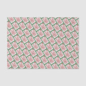 North Pole Express Stamp Tissue Paper Tissuepapier (Voorkant)