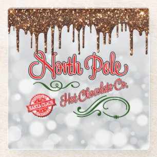 North Pole Hot Chocolade Glazen Onderzetter
