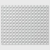 North Pole Hot Cocoa  Stamp Pattern Cadeaupapier (Vlak)