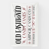 North Pole Kringle snoep Company kerst Spandoek (Verticaal)