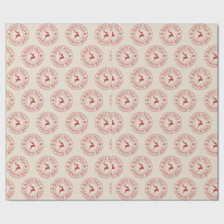 North Pole Mail Christmas Wrapping Paper Cadeaupapier