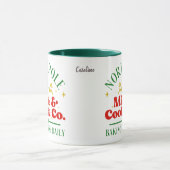 North Pole Milk and Cookie Company Kerstmis Mok (Midden)