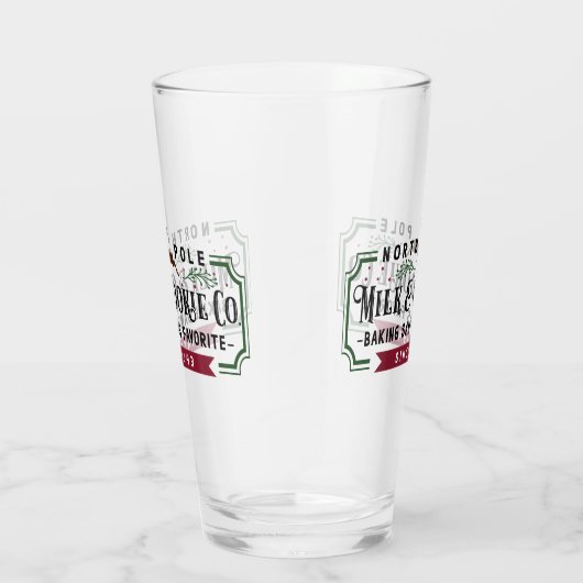 North Pole Milk & Cookie Co. Glas (Rechts)