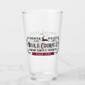North Pole Milk & Cookie Co. Glas (Voorkant)