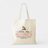 North Pole Milk & Cookie Co Tote Bag (Achterkant)