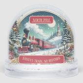 North Pole Snow Christmas Santas Train No Refunds (Arrière)