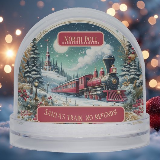 North Pole Snow Christmas Santas Train No Refunds