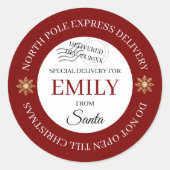 North Pole Special Delivery Stickers (Devant)