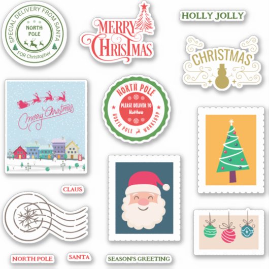 North Pole stickers Pack (Voorkant)