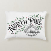 North Pole Supply Co. Accent Kussen (Achterkant)
