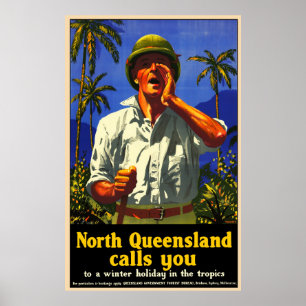 North Queensland Calling Poster