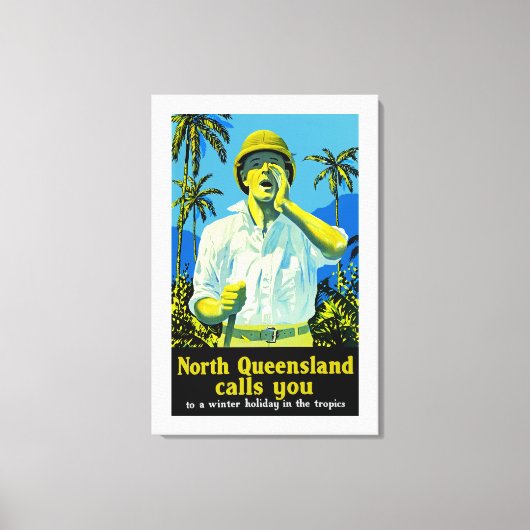 North Queensland roept je Canvas Afdruk (Voorkant)