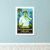 North Queensland roept je Canvas Afdruk (Insitu (Houten vloer))