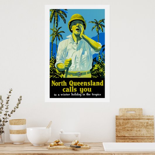 North Queensland roept je Poster (Keuken)