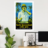 North Queensland roept je Poster (Thuiskantoor)