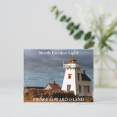 North Rustico Light, Prince Edward Island Briefkaa Briefkaart (Staand voorkant)