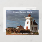 North Rustico Light, Prince Edward Island Briefkaa Briefkaart (Voorkant / Achterkant)