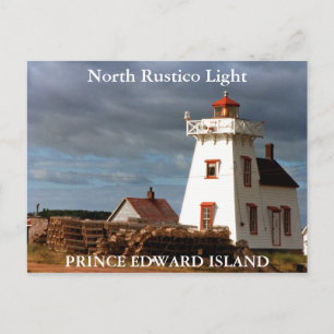 North Rustico Light, Prince Edward Island Briefkaa Briefkaart