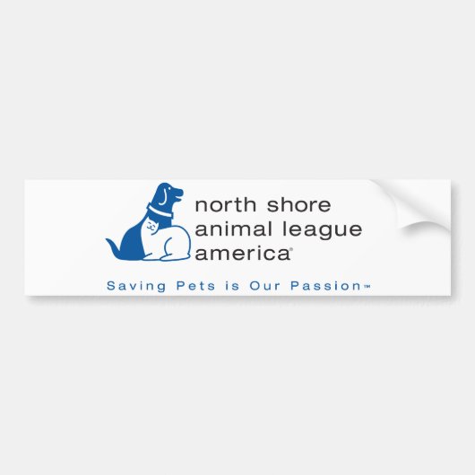 North Shore Animal League Branded Bumpersticker (Voorkant)