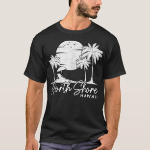 North Shore Beach Hawaii Surf Sunset Surfe T-shirt