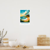 North Shore Hawaii Reisprint Poster (Keuken)