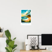 North Shore Hawaii Reisprint Poster (Thuiskantoor)