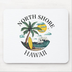 North Shore Oahu Hawaï Souvenir Surfen Hawaïaans Muismat
