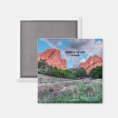 North South Gateway Rocks Garden Of Gods Magnet (Recto/Verso)